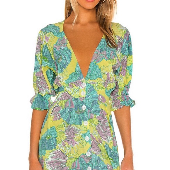 Anthropologie Faithfull Lera Midi Dress - Picture 4 of 7